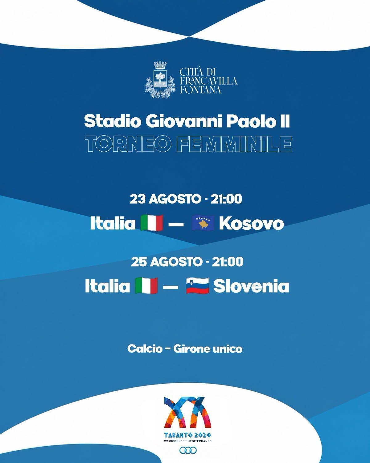  XX Giochi del Mediterraneo di Taranto 2026