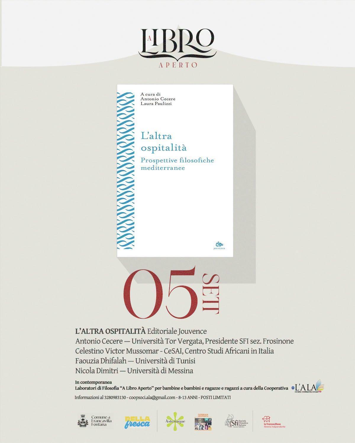 "Filosofia in movimento" Lessico Mediterraneo - Rassegna Letteraria e Studi sul Pensiero Critico Mediterraneo (inizio ore 18.00)