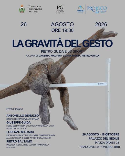 Inaugurazione mostra "La gravità del gesto. Pietro Guida e lo sport" (inizio ore 19:30)