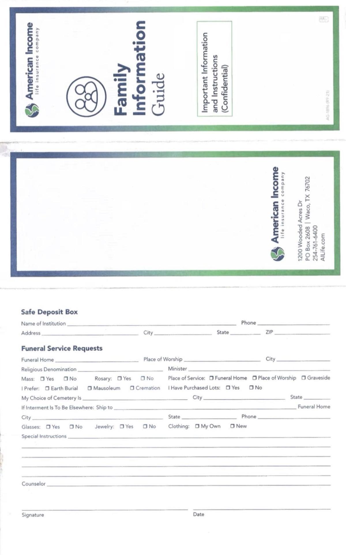 GUIA DE INFORMACION FAMILIAR