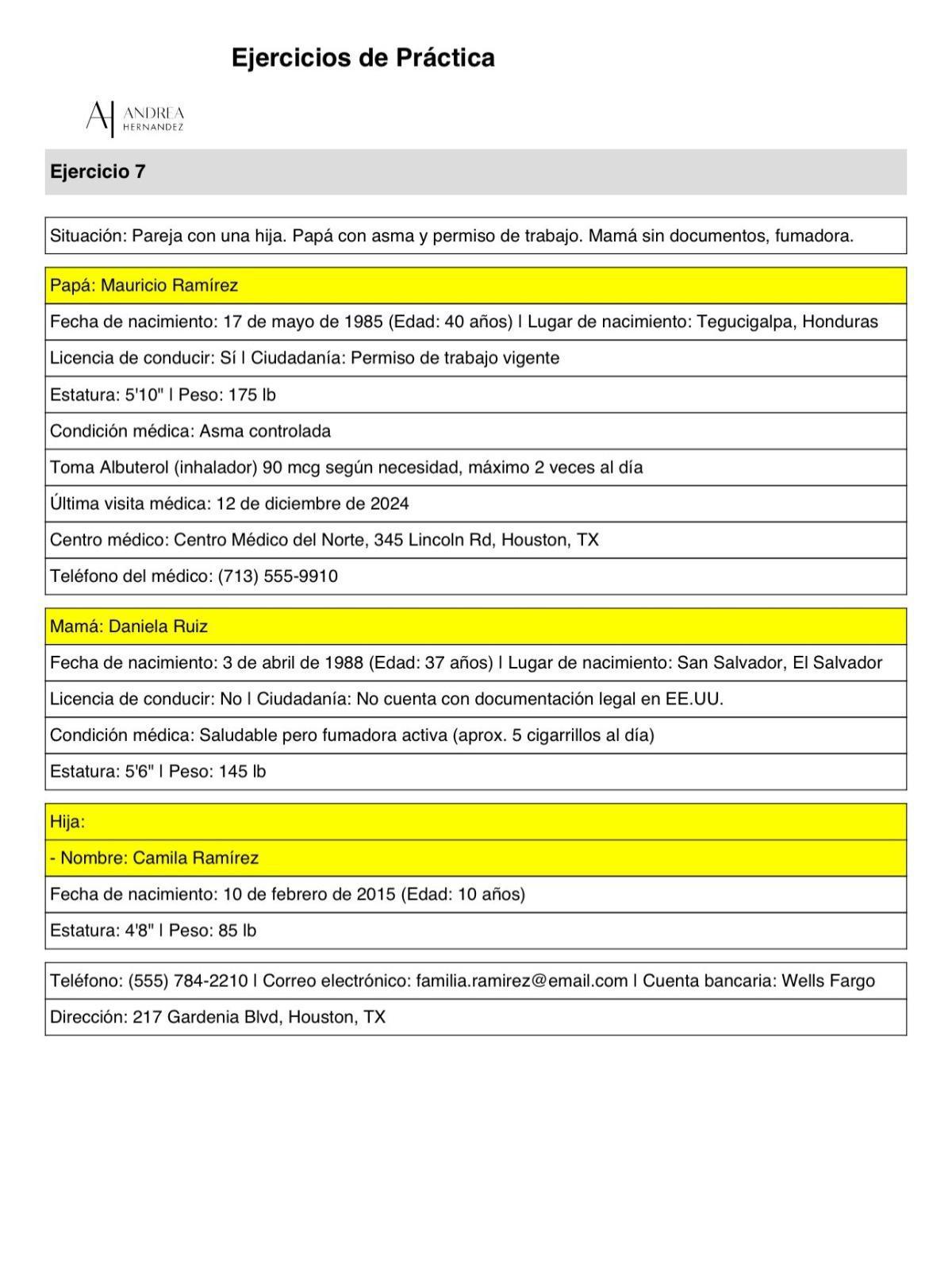 EJERCICIOS DE PRACTICA