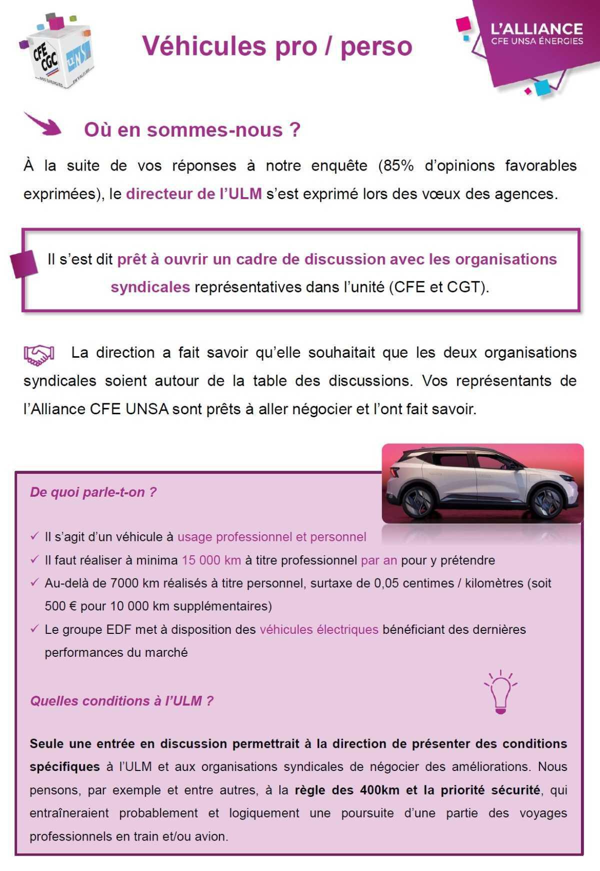 ULM - véhicules pro / perso, où en sommes nous ?