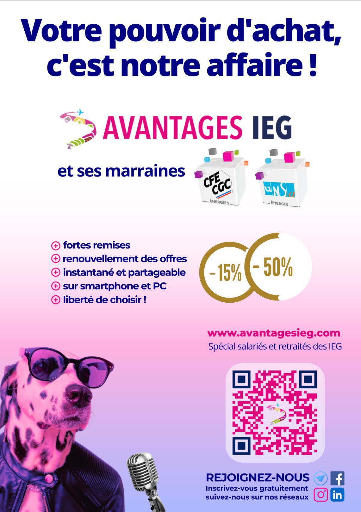 Découvrez la communauté Avantages IEG Découvrez la communauté Avantages IEG