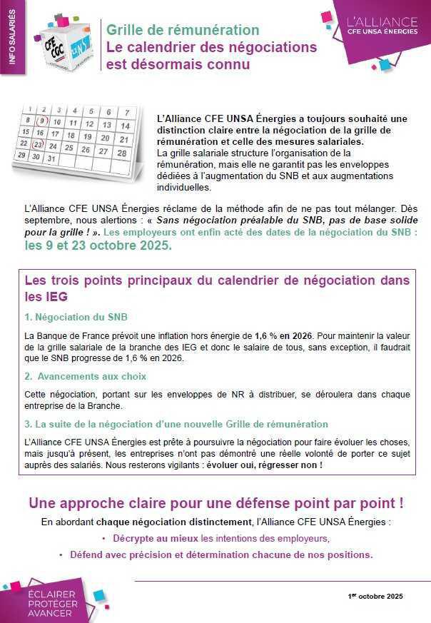 Grille de salaires : le calendrier des négociations est désormais connu
