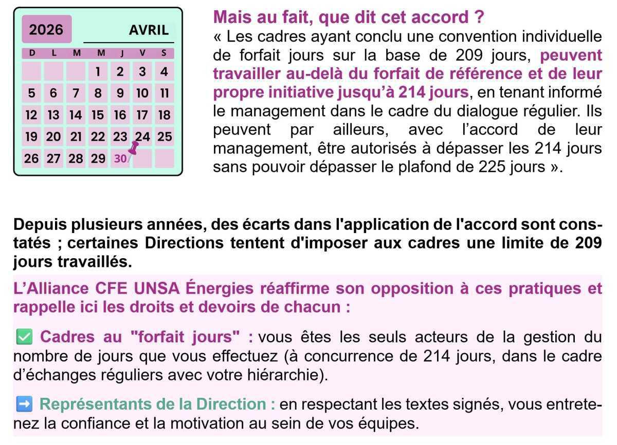 Cadres au "forfait jours" : petit rappel de vos droits