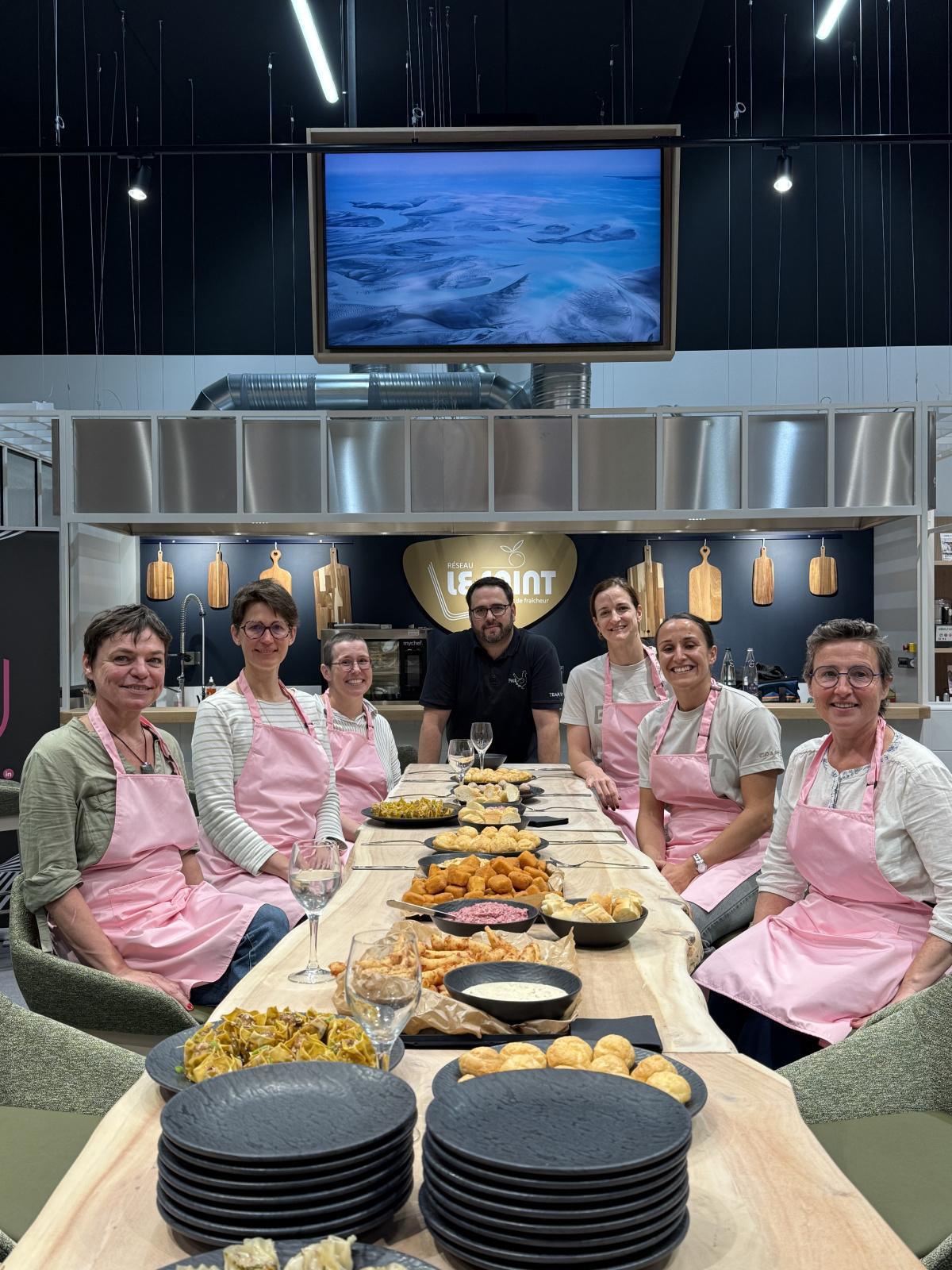 Atelier culinaire solidaire Octobre Rose avec le BBH et le Réseau Le Saint