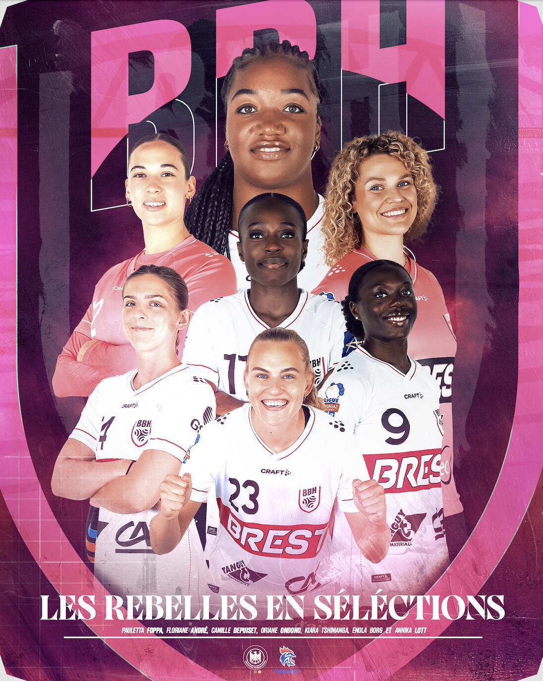 Trêve de mars : les rebelles en sélection Nationales Trêve de mars : les rebelles en sélection Nationales