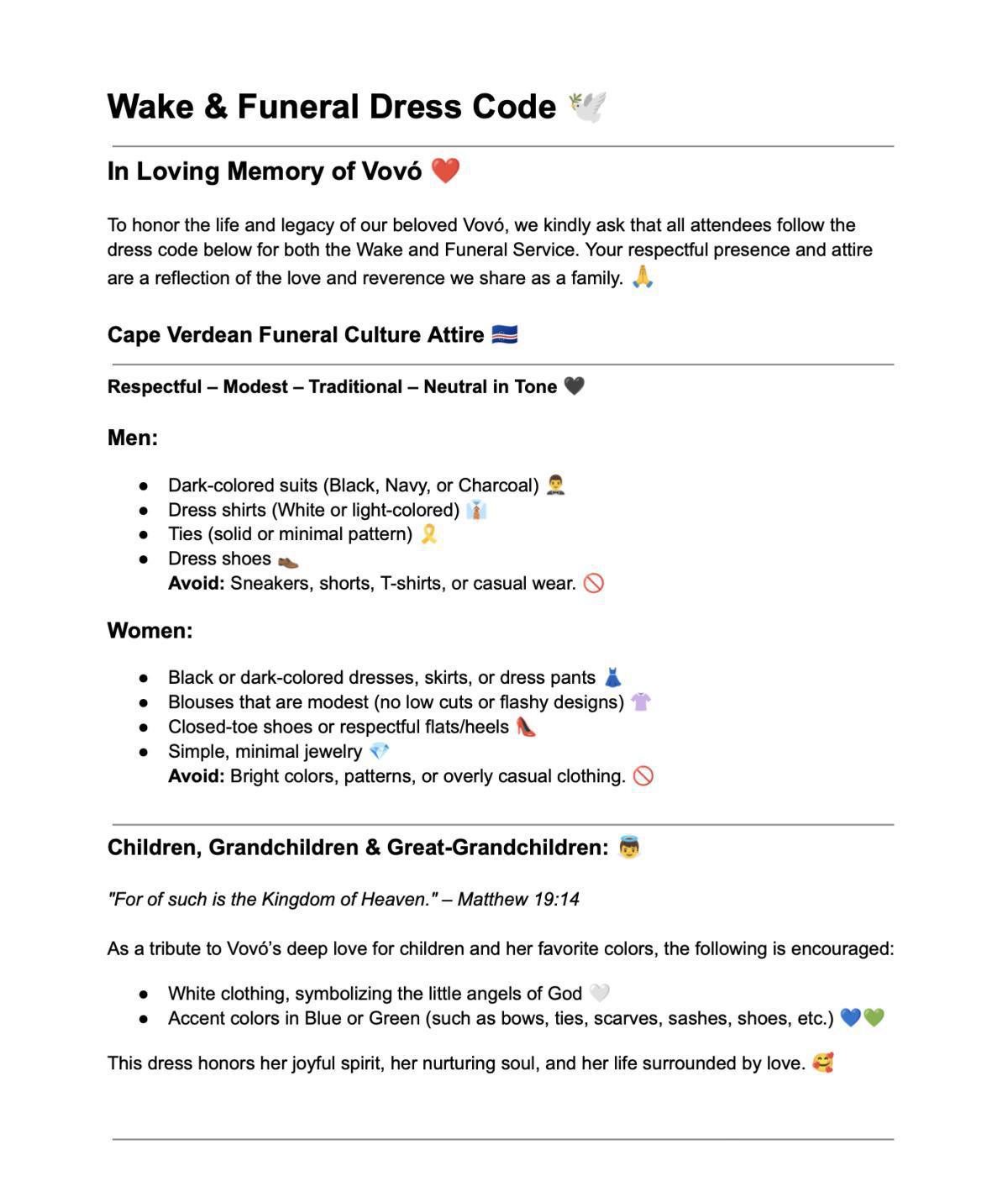 Dress Code