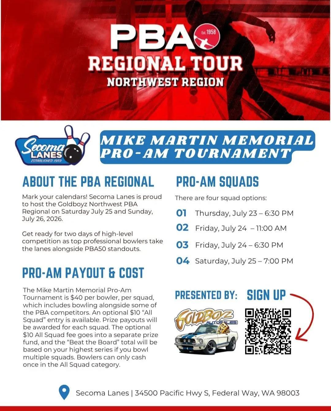 Mike Martin Memorial Pro-Am Tournament