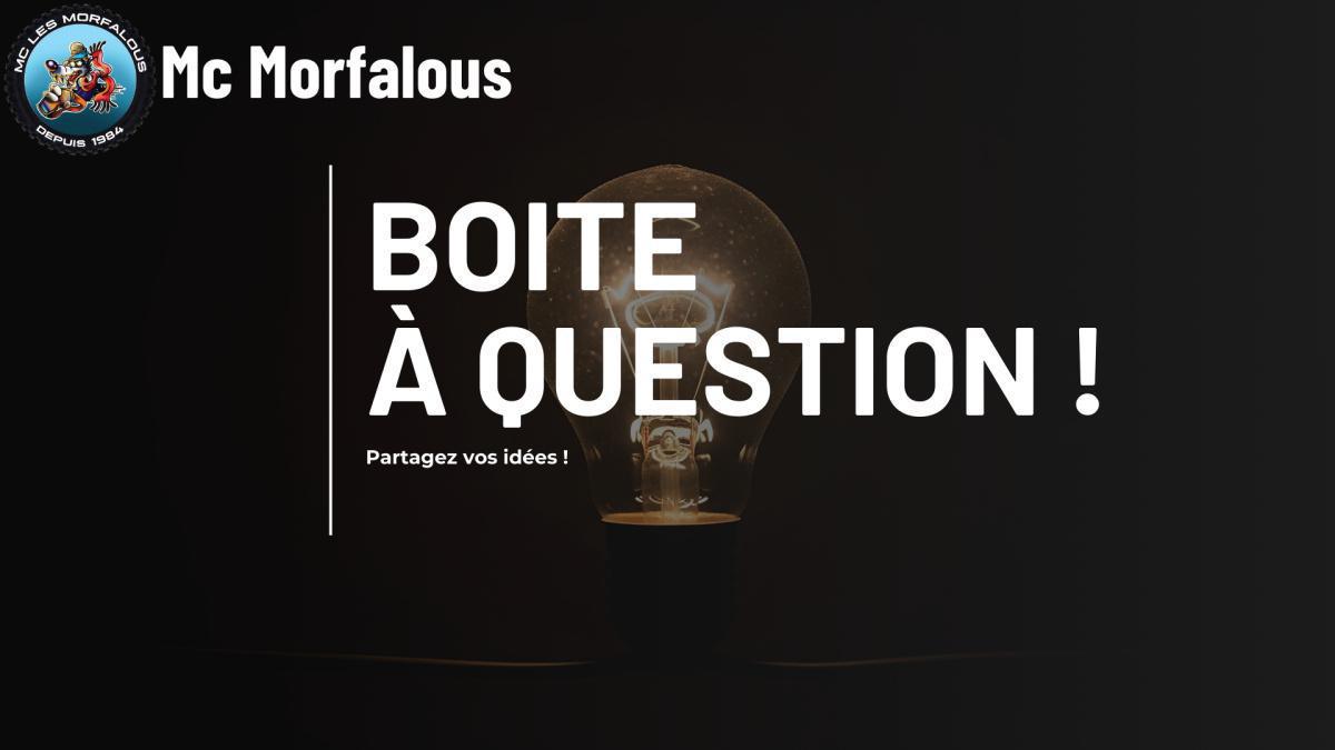 🗳️ Boîte à idées / questions – Moto Club de Vix
