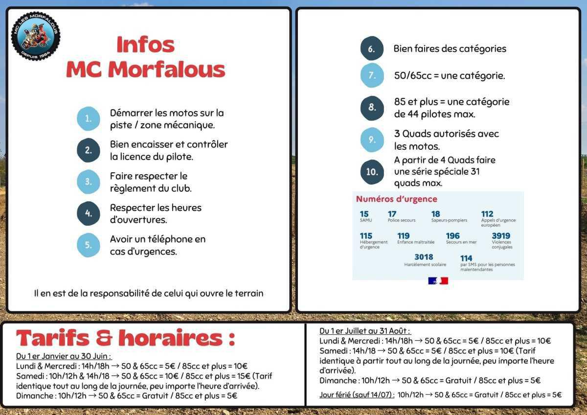 Infos pratiques pour les ouvertures