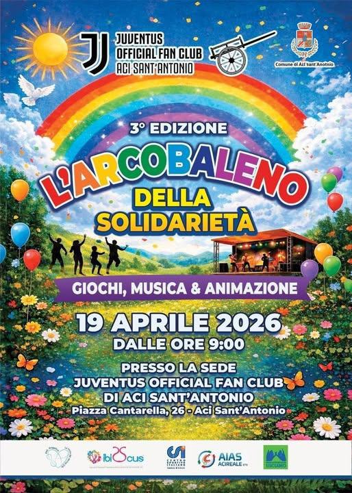 L'Arcobaleno della Solidarietร - 3ยฐ edizione (dalle ore 9.00) L'Arcobaleno della Solidarietร - 3ยฐ edizione (dalle ore 9.00)
