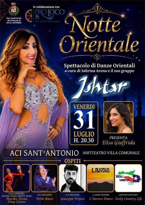 Notte Orientale (start h. 20:30) Notte Orientale (start h. 20:30)