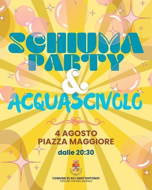 Schiuma Party (start h. 20:30) Schiuma Party (start h. 20:30)