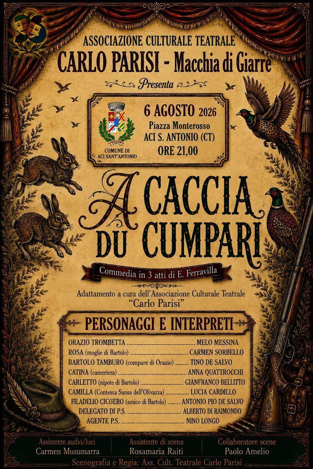 "A caccia du cumpari" (start h. 20:45)