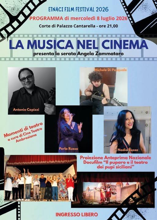Teatro e Musica al Film Festival ETNACI (start h. 21:00) Teatro e Musica al Film Festival ETNACI (start h. 21:00)