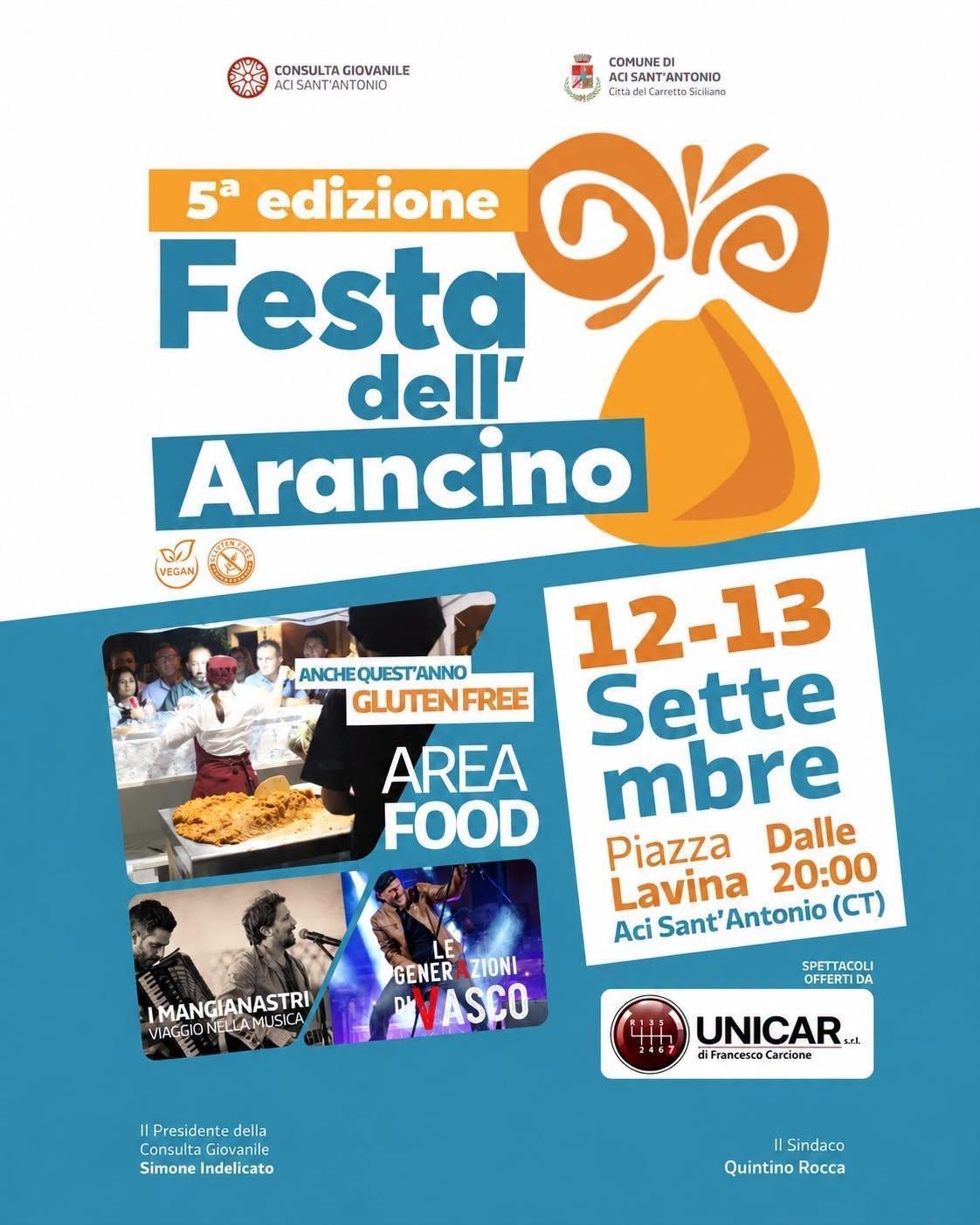 Festa dell'arancino - 5^ edizione (start h. 20:00)