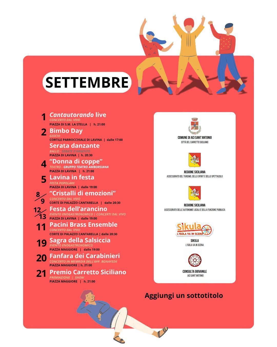 Premio Carretto Siciliano (start h. 21:00)