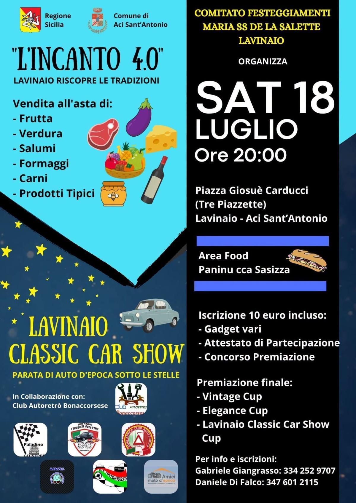 L'incanto 4.0 e La "Classic Show Car 