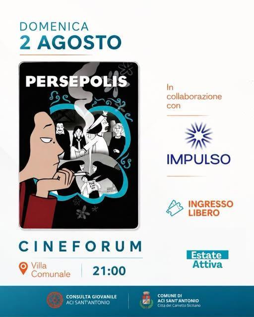 "Uno Sguardo sull'Iran" con "Persepolis" (inizio ore 21:00) "Uno Sguardo sull'Iran" con "Persepolis" (inizio ore 21:00)