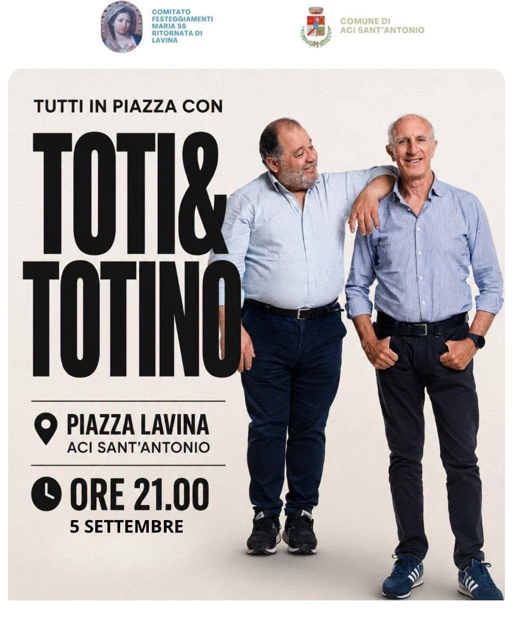Toti & Totino (start h. 21:00)