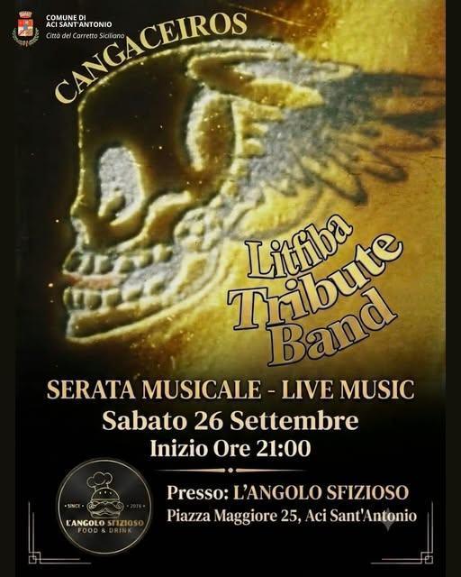 Live dei "Cangaceiros"(inizio ore 21:00) Live dei "Cangaceiros"(inizio ore 21:00)