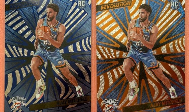 Ajay Mitchell Panini Revolution 2024-2025 Storm Parallèle #122 RC OKC