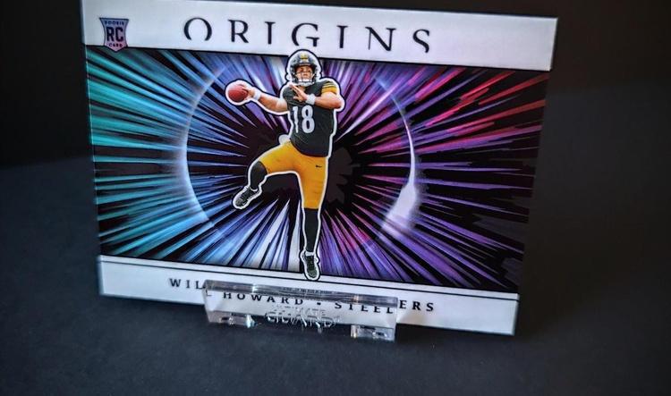 2025 Panini Origins Will Howard #17 Big Bang (RC) Case Hit SSP Steelers