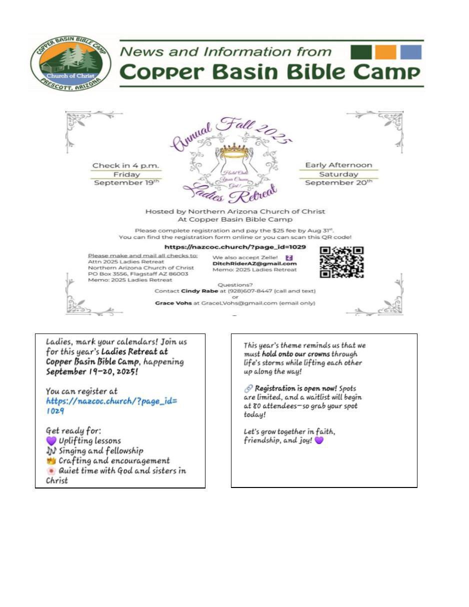 August Newsletter