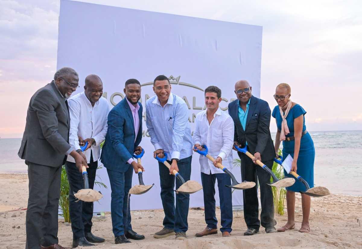 PM Holness Breaks Ground on $700M Moon Palace - Montego Bay. Anticipated to Create 3,000 Local Jobs PM Holness Breaks Ground on $700M Moon Palace - Montego Bay. Anticipated to Create 3,000 Local Jobs