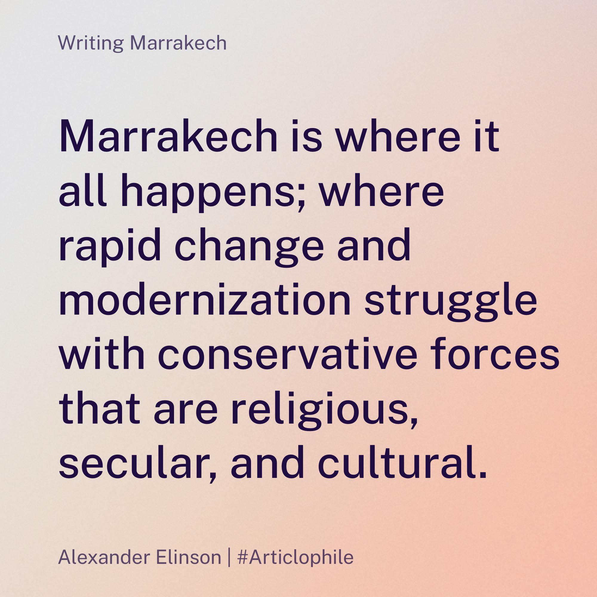 Writing Marrakech1
