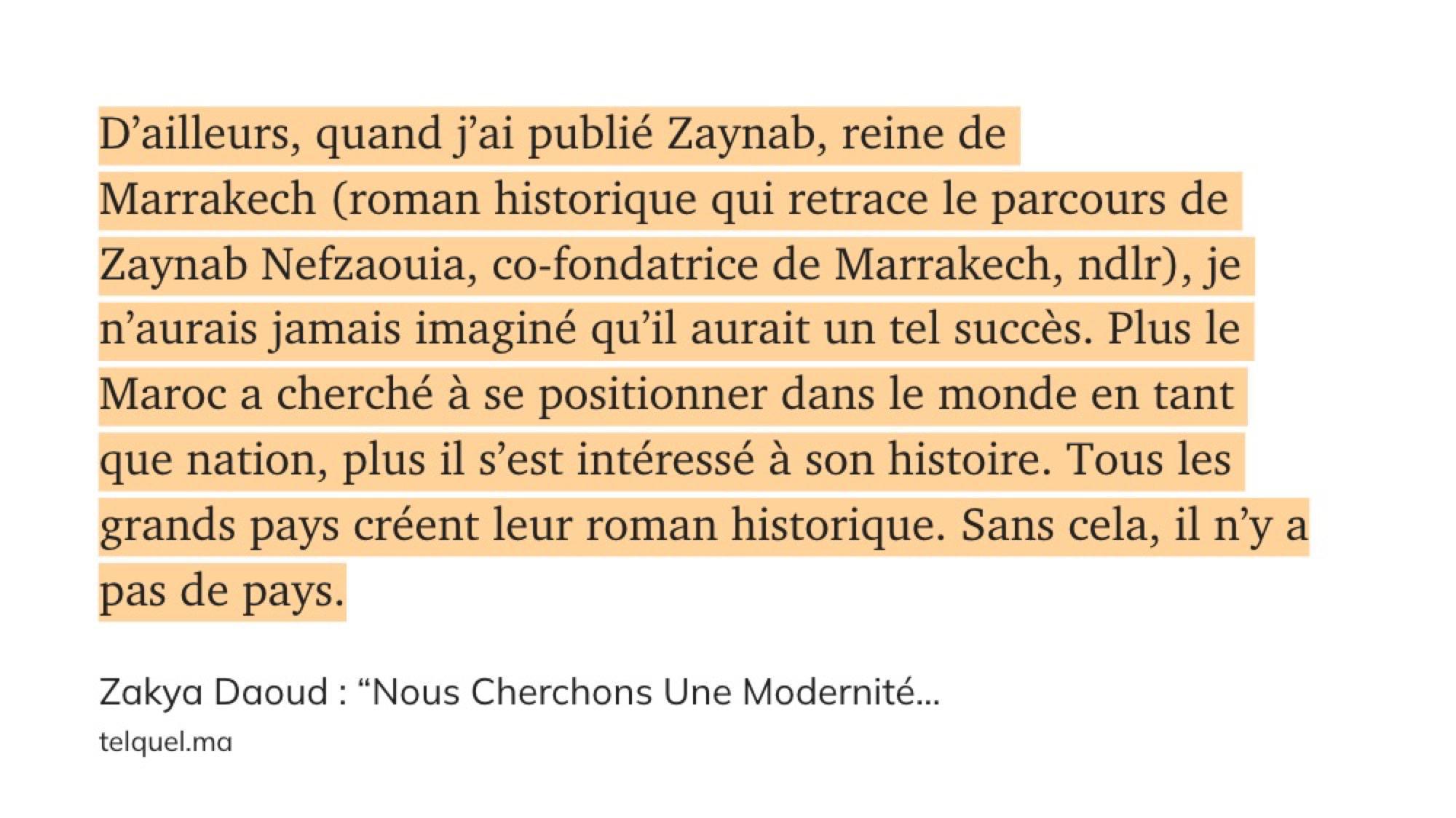 Zakya Daoud _ “Nous Cherchons Une Modernité Qui Serait Purement Marocaine, Mais Cela Est Difficile À Atteindre” (1)