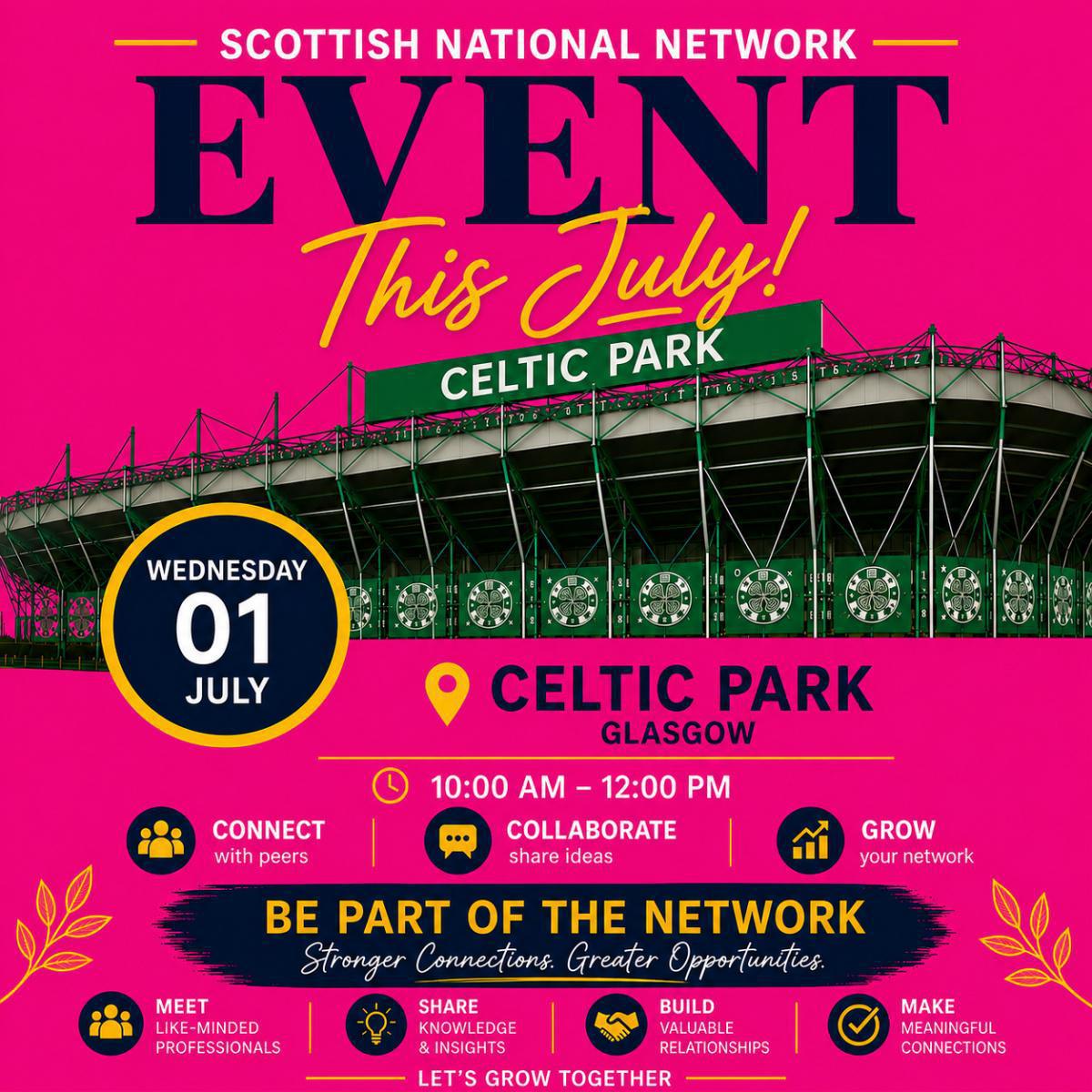 Glasgow Networking Event at Celtic FC 