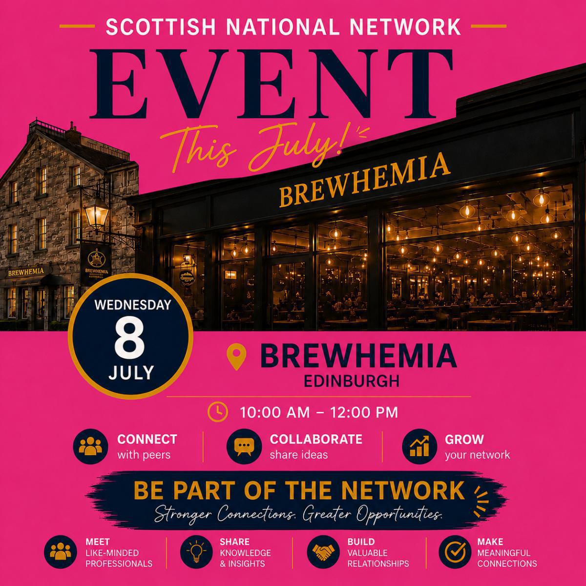 Edinburgh Networking Event at Brewhemia 