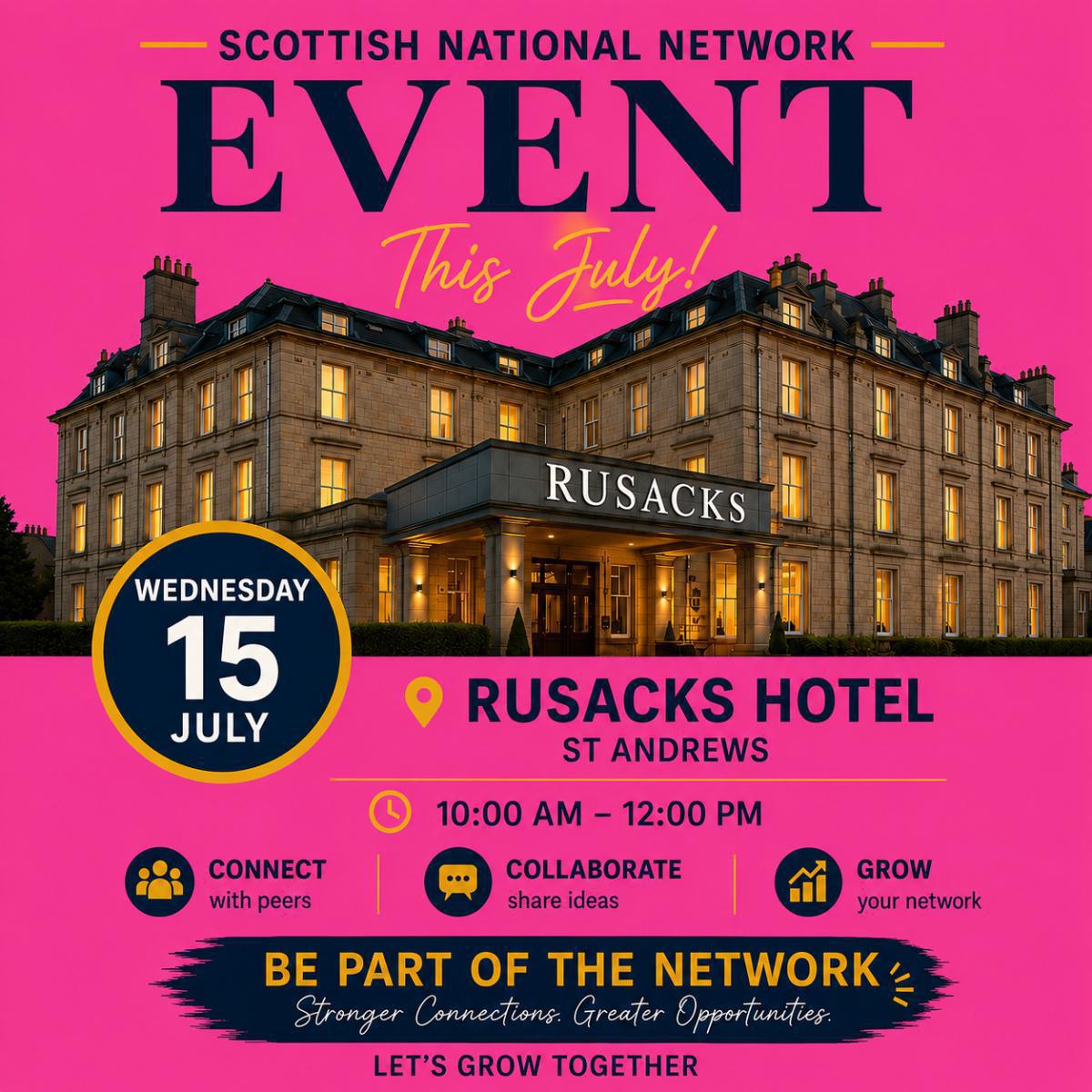 St Andrews Networking Event at Rusacks