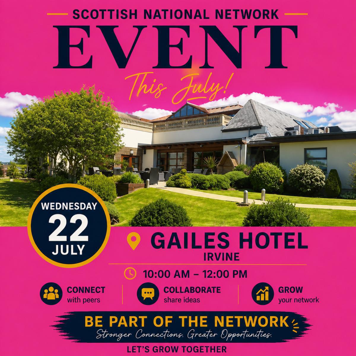 Irvine Business Event at The Gailes Hotel Irvine Business Event at The Gailes Hotel