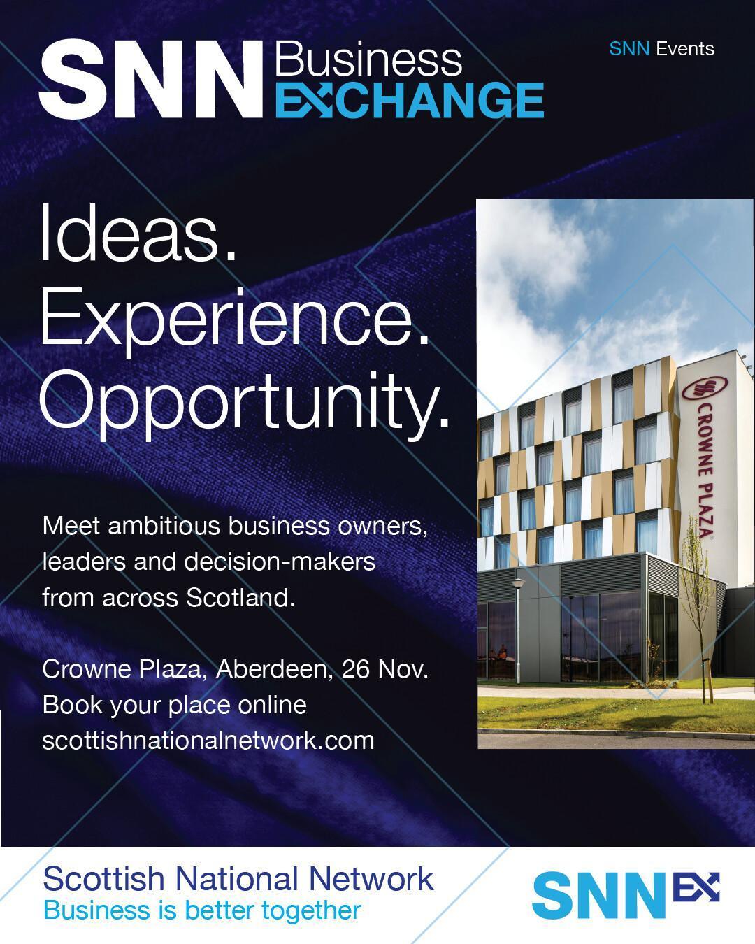 Crowne Plaza Aberdeen 26 November 2026