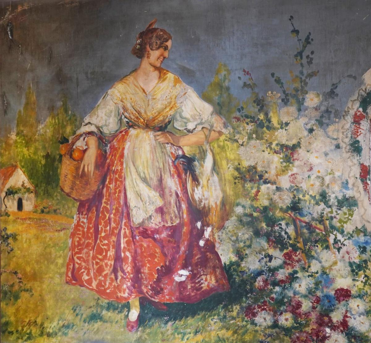 Bartolomé Mongrell passing through Viver Bartolomé Mongrell passing through Viver