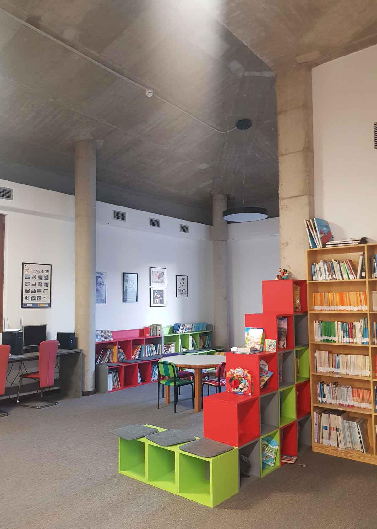 Children's section in the library