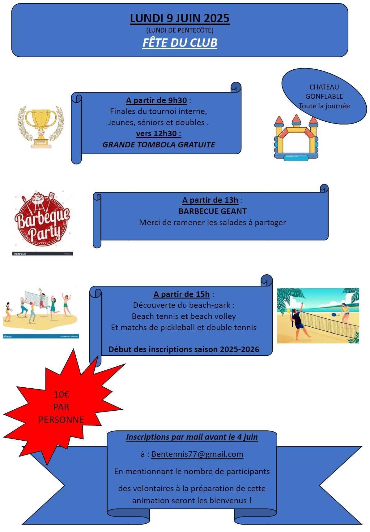 Fête du club et finales du tournoi interne 2025 Fête du club et finales du tournoi interne 2025