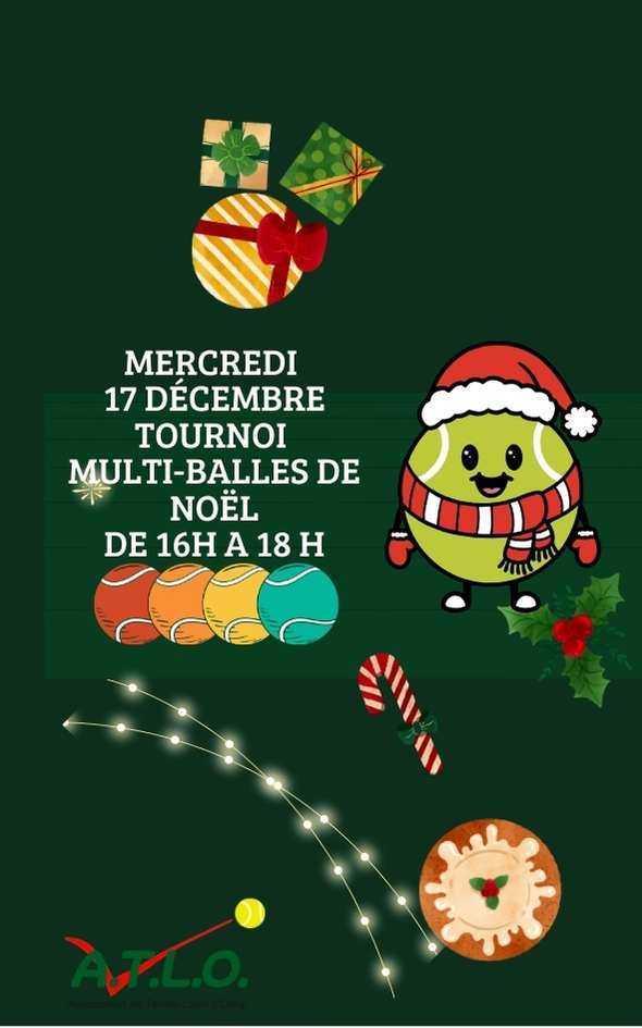 mercredi 17 décembre TOURNOI MULTI-BALLES DE NOËL