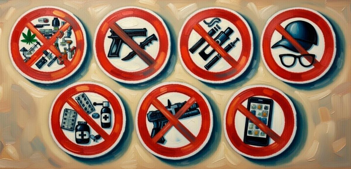 Objetos "NO" Permitidos Objetos "NO" Permitidos