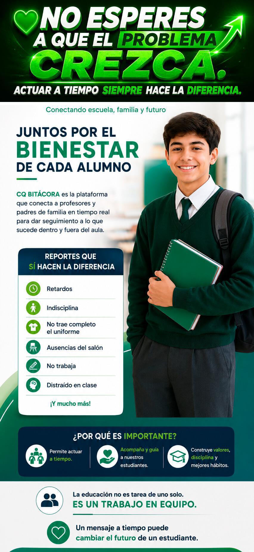 ¿Y si un mensaje a tiempo pudiera cambiar el futuro de tu hijo? ¿Y si un mensaje a tiempo pudiera cambiar el futuro de tu hijo?