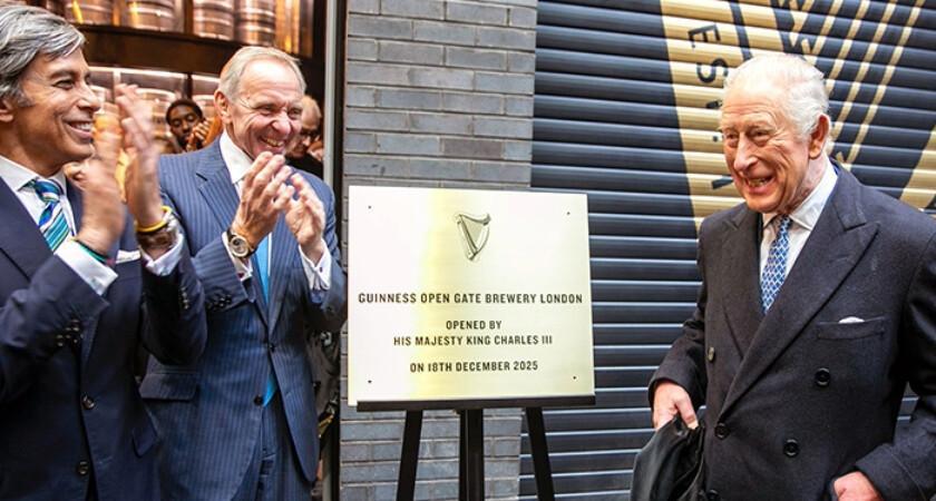 King Charles officially opens new Guinness brewery in London