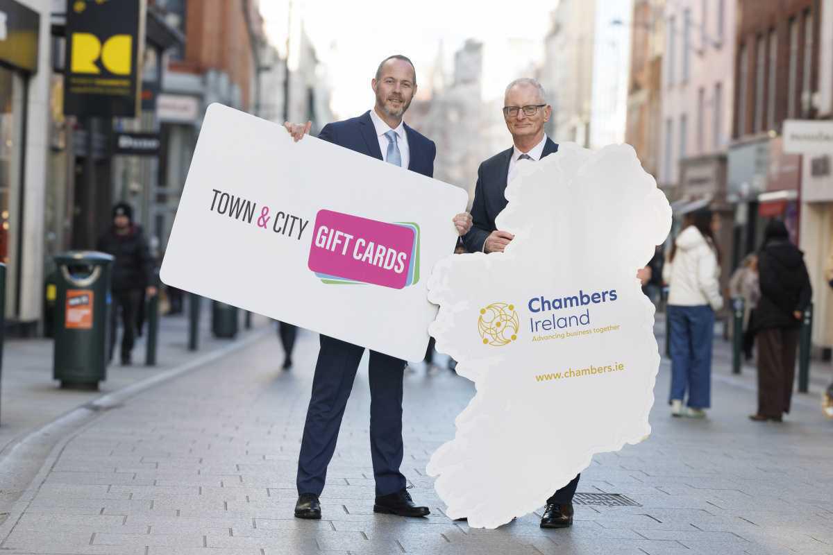Chambers Ireland partners with gift card providers to support local retailers across the country