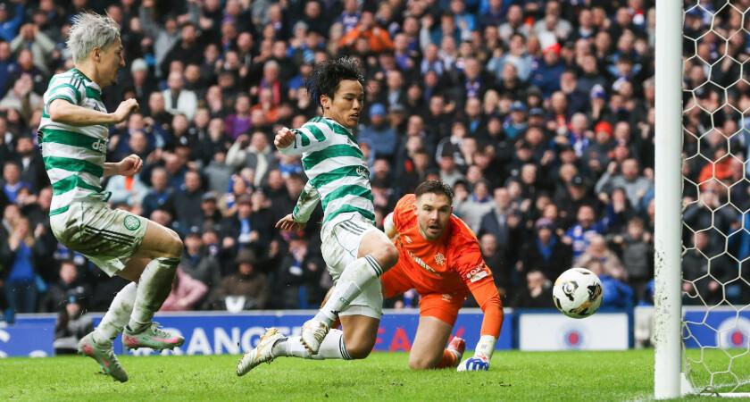 Celtic strike late to draw frenetic derby at Rangers that will leave Hearts celebrating