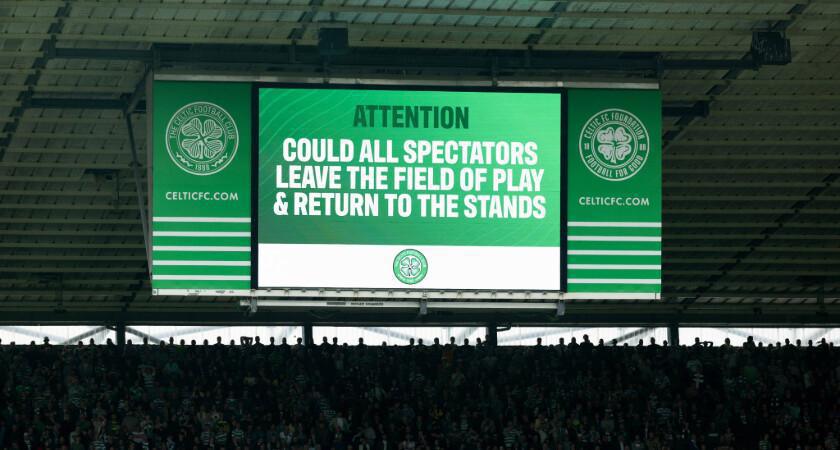 SPFL join Hearts in condemning Celtic Park pitch invasion as police slam post-match violence SPFL join Hearts in condemning Celtic Park pitch invasion as police slam post-match violence