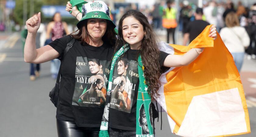 Katie Taylor pays emotional tribute to her family after victorious Croke Park farewell 
