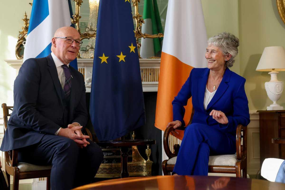 President Connolly meets King Charles during four-day visit to Scotland