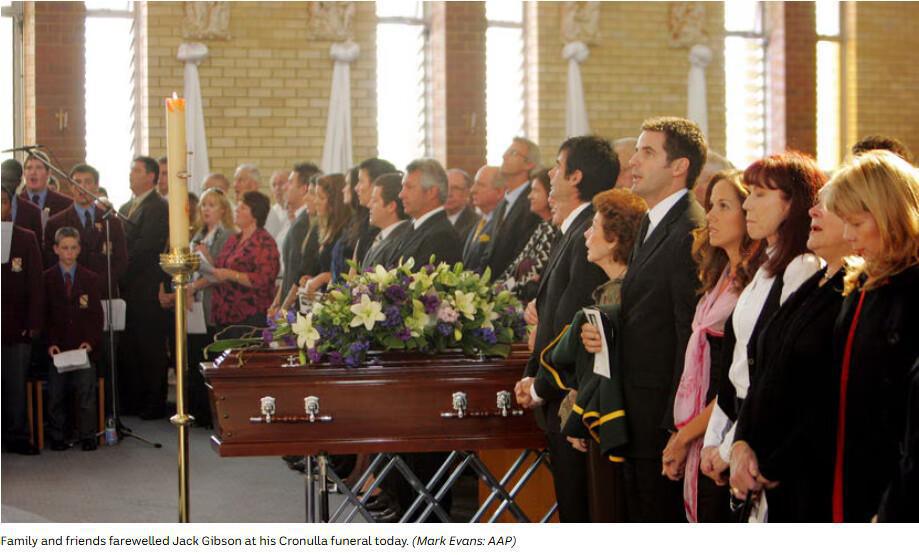 Jack Gibson's Funeral